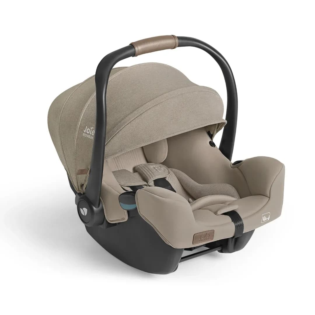 Joie - Scoica auto i-Starter cu tetiera reglabila, 40-75 cm, Sandstone, certificata R129