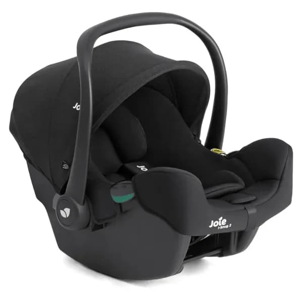 Joie - Scoica auto i-Snug 2 cu tetiera reglabila, 40-75 cm, Raven, testata ADAC si certificata R129