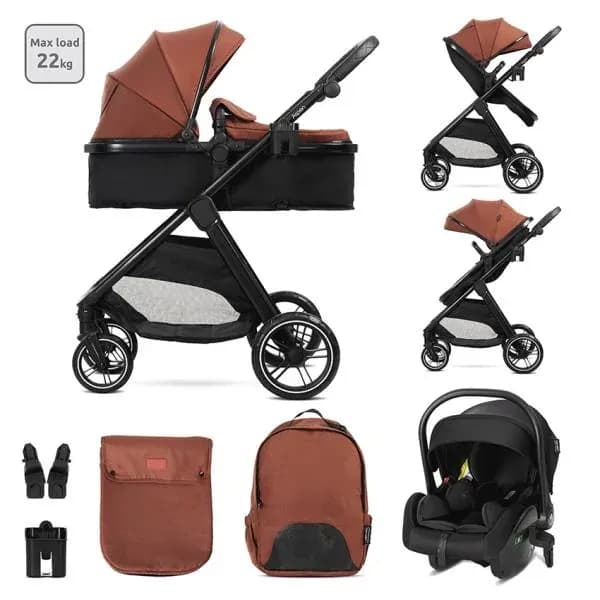 Carucior Set 3 in 1, Aspen, pana la 22 kg, Picante