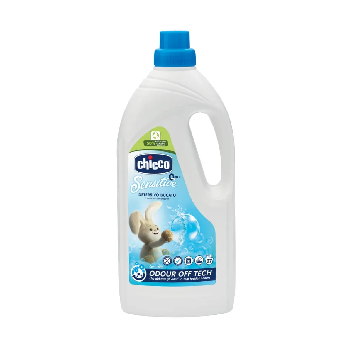 Detergent lichid hipoalergenic Chicco pentru haine, 1.5litri, 0luni+ — imaginea 1