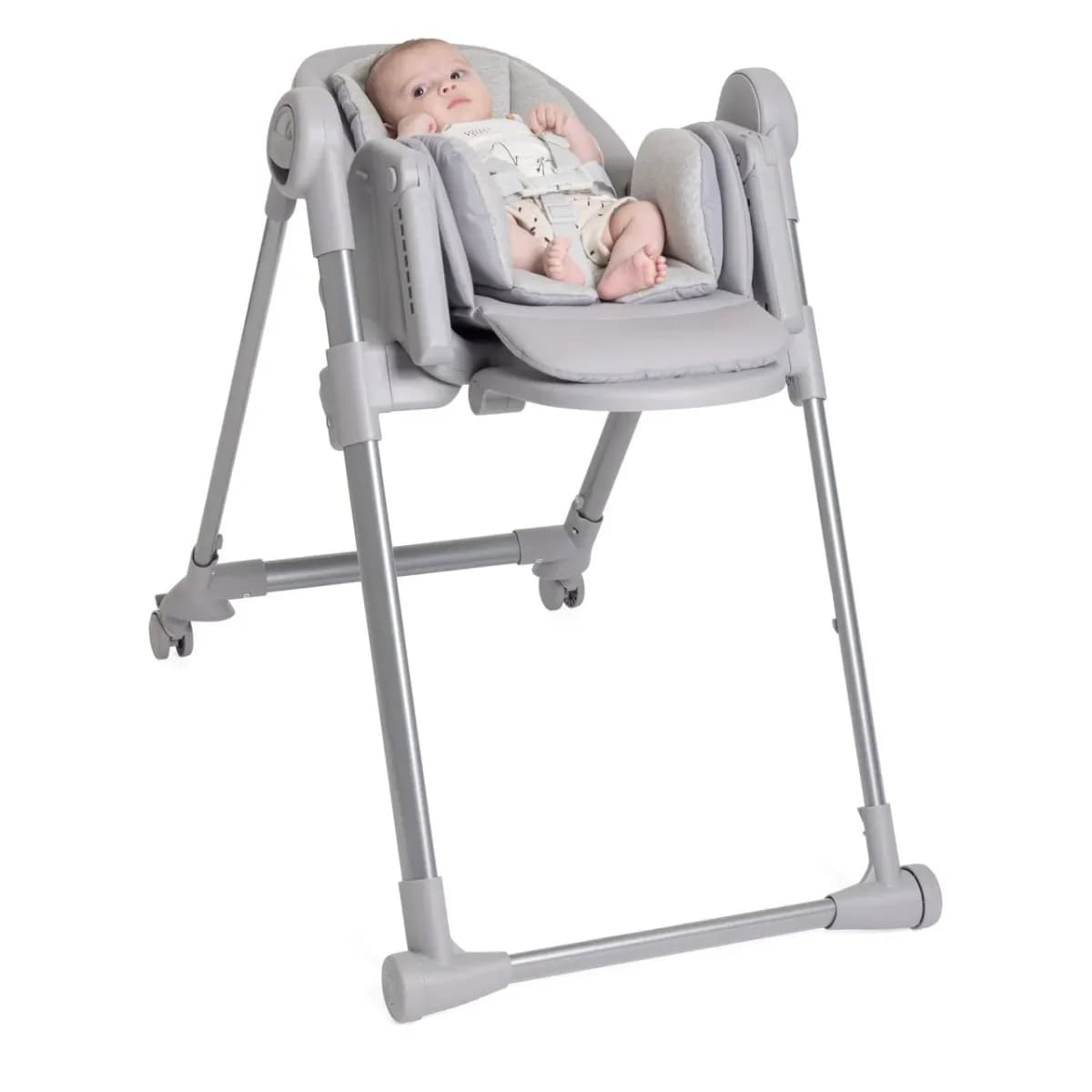 Scaun de masa Chicco Polly Armonia Steel, 0luni+ — imaginea 1